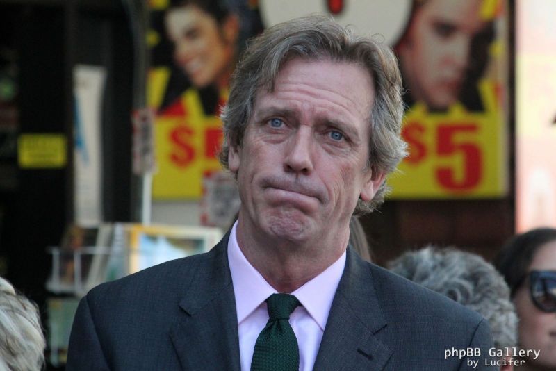 Hugh Laurie honored with star on the Walk of Fame