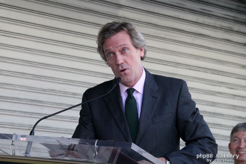 Hugh Laurie honored with star on the Walk of Fame