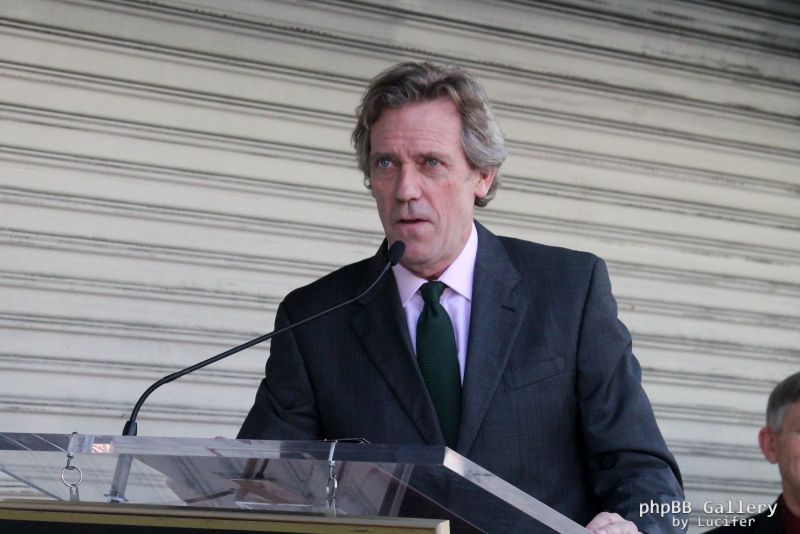 Hugh Laurie honored with star on the Walk of Fame