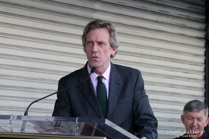 Hugh Laurie honored with star on the Walk of Fame
