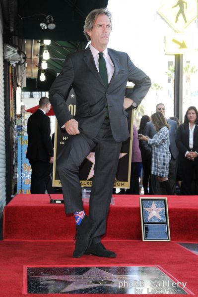 Hugh Laurie honored with star on the Walk of Fame