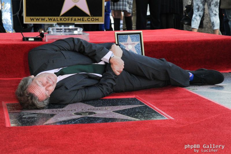 Hugh Laurie honored with star on the Walk of Fame
