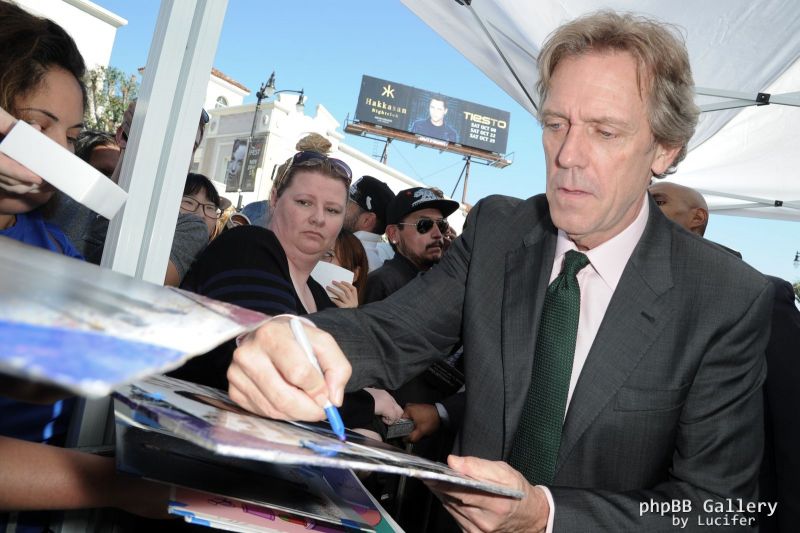 Hugh Laurie honored with star on the Walk of Fame