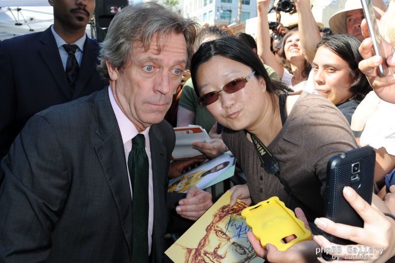 Hugh Laurie honored with star on the Walk of Fame