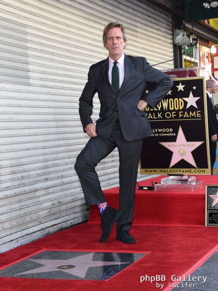 Hugh Laurie honored with star on the Walk of Fame