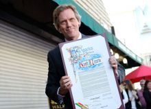 Hugh Laurie honored with star on the Walk of Fame