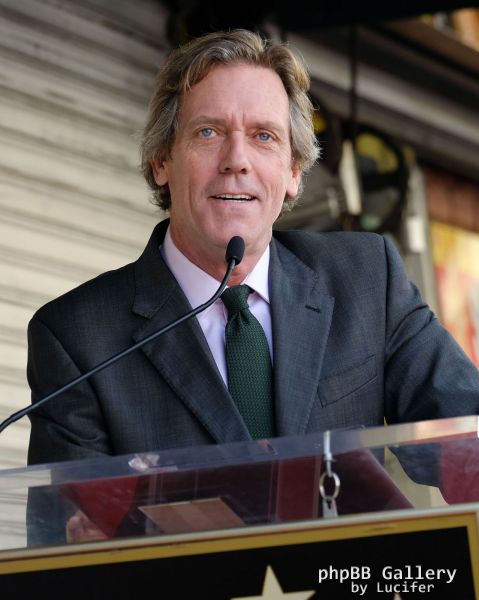 Hugh Laurie honored with star on the Walk of Fame