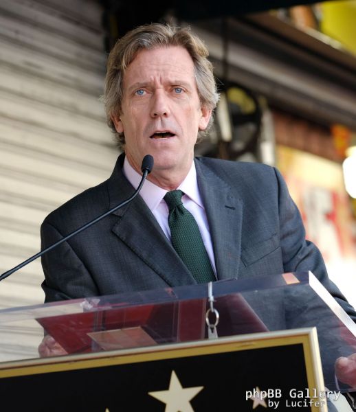 Hugh Laurie honored with star on the Walk of Fame