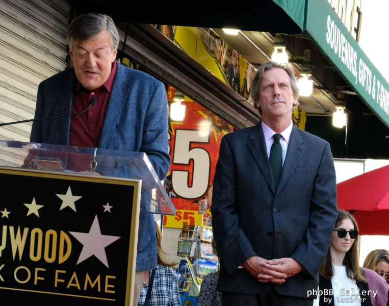 Hugh Laurie honored with star on the Walk of Fame