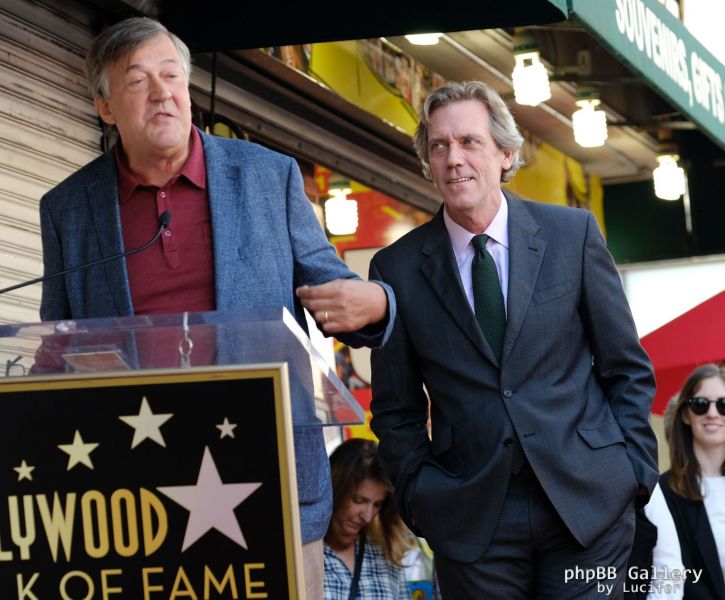 Hugh Laurie honored with star on the Walk of Fame