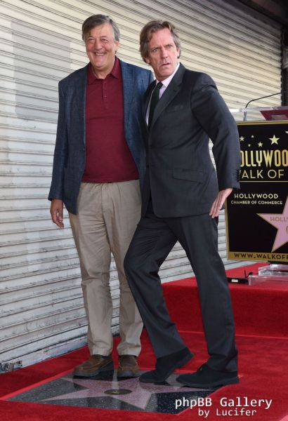 Hugh Laurie honored with star on the Walk of Fame