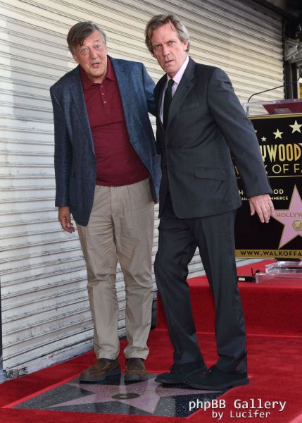 Hugh Laurie honored with star on the Walk of Fame