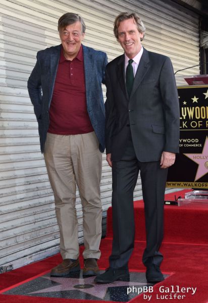 Hugh Laurie honored with star on the Walk of Fame