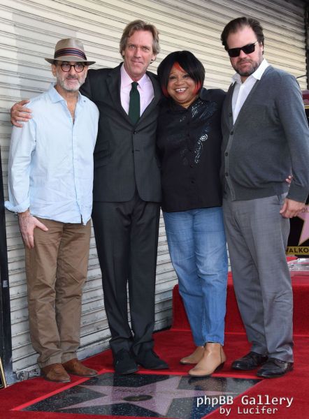 Hugh Laurie honored with star on the Walk of Fame