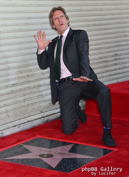 Hugh Laurie honored with star on the Walk of Fame