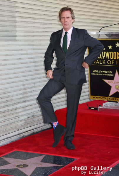 Hugh Laurie honored with star on the Walk of Fame