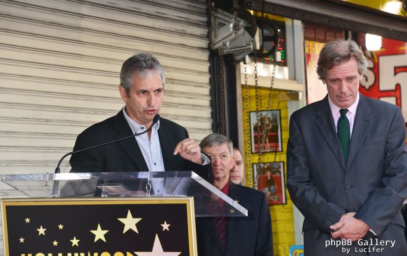 Hugh Laurie honored with star on the Walk of Fame