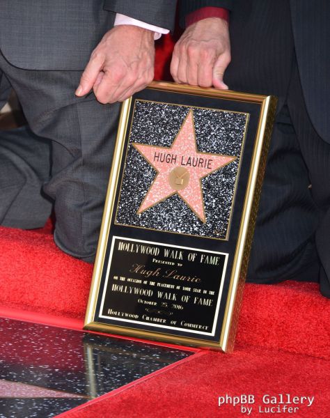 Hugh Laurie honored with star on the Walk of Fame