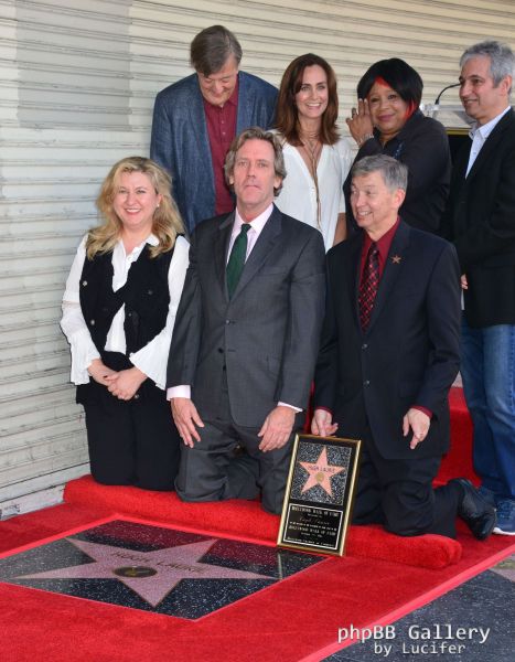 Hugh Laurie honored with star on the Walk of Fame