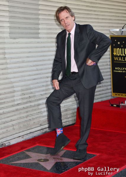 Hugh Laurie honored with star on the Walk of Fame