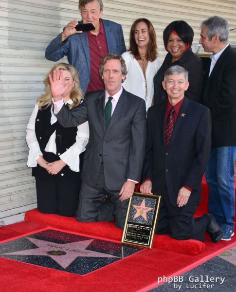 Hugh Laurie honored with star on the Walk of Fame