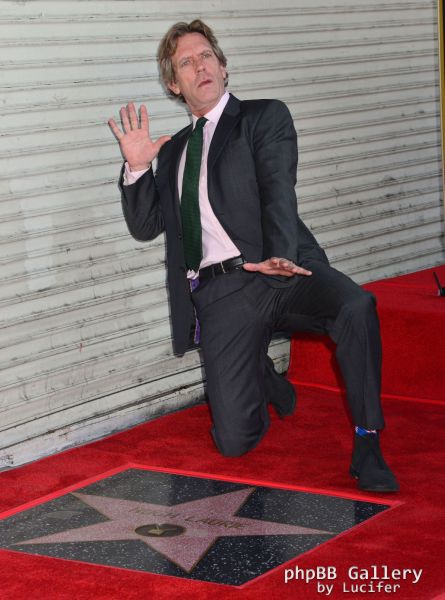 Hugh Laurie honored with star on the Walk of Fame