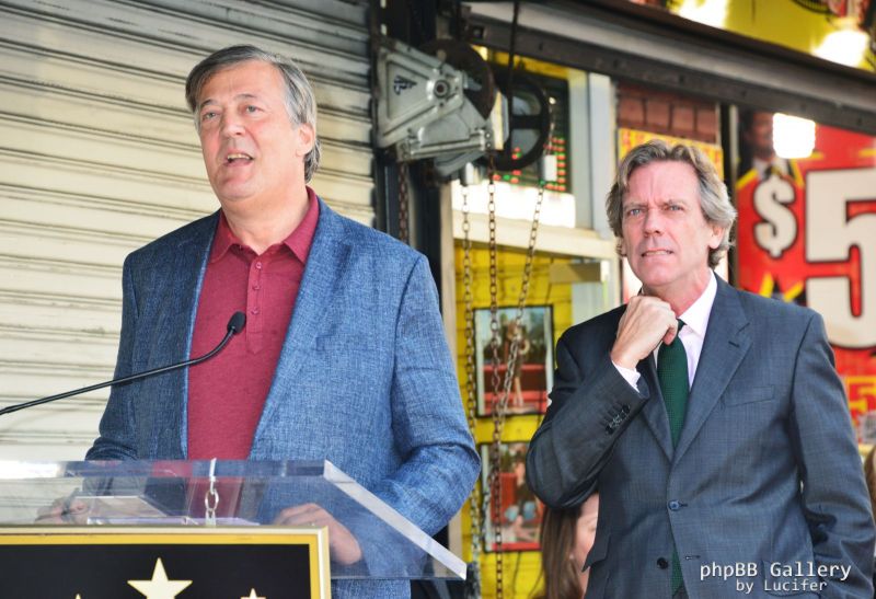 Hugh Laurie honored with star on the Walk of Fame