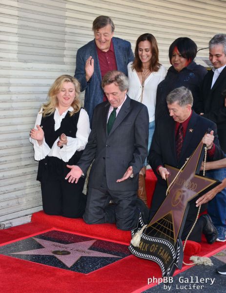 Hugh Laurie honored with star on the Walk of Fame