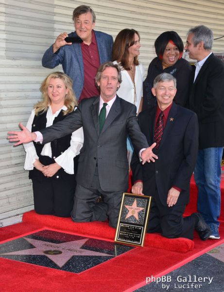 Hugh Laurie honored with star on the Walk of Fame