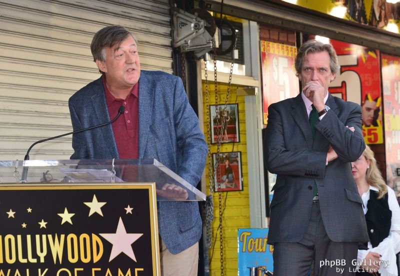 Hugh Laurie honored with star on the Walk of Fame