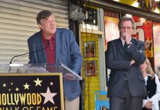 Hugh Laurie honored with star on the Walk of Fame