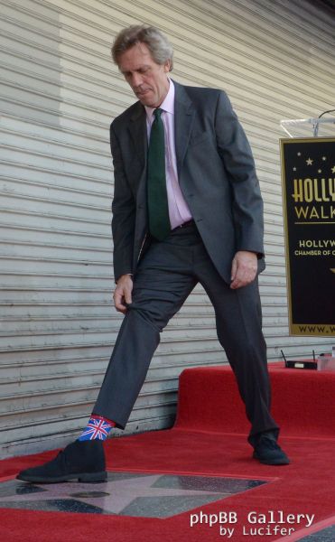 Hugh Laurie honored with star on the Walk of Fame