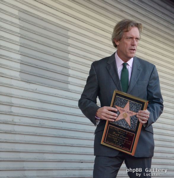 Hugh Laurie honored with star on the Walk of Fame