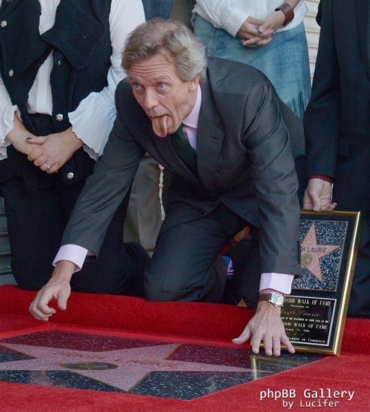Hugh Laurie honored with star on the Walk of Fame