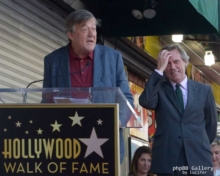 Hugh Laurie honored with star on the Walk of Fame
