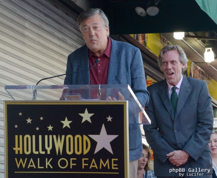 Hugh Laurie honored with star on the Walk of Fame