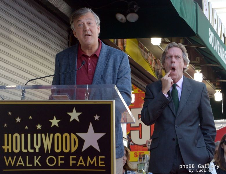 Hugh Laurie honored with star on the Walk of Fame