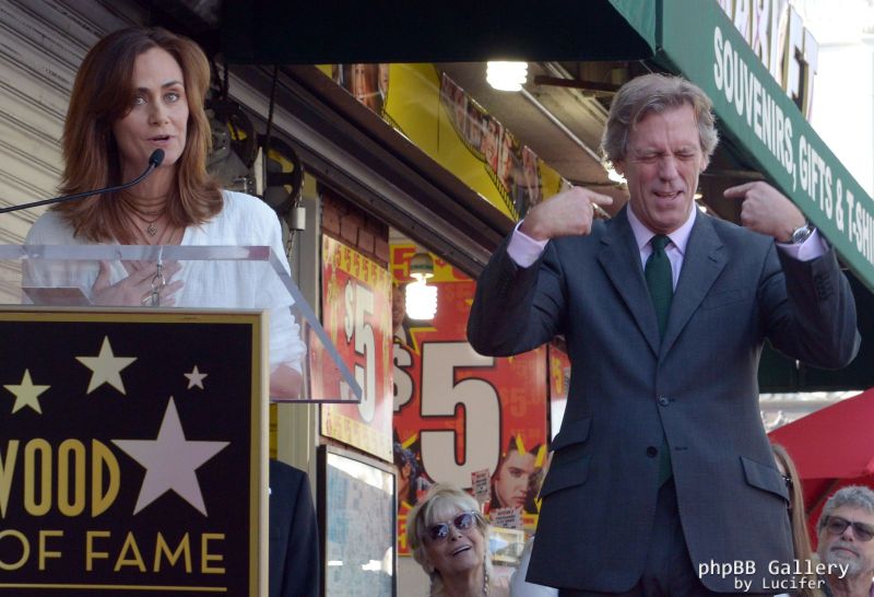 Hugh Laurie honored with star on the Walk of Fame