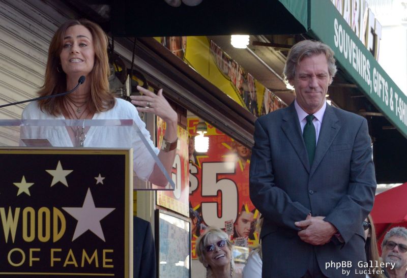 Hugh Laurie honored with star on the Walk of Fame