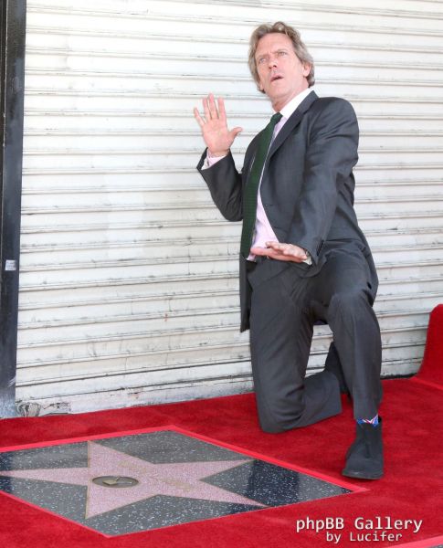 Hugh Laurie honored with star on the Walk of Fame