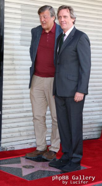 Hugh Laurie honored with star on the Walk of Fame