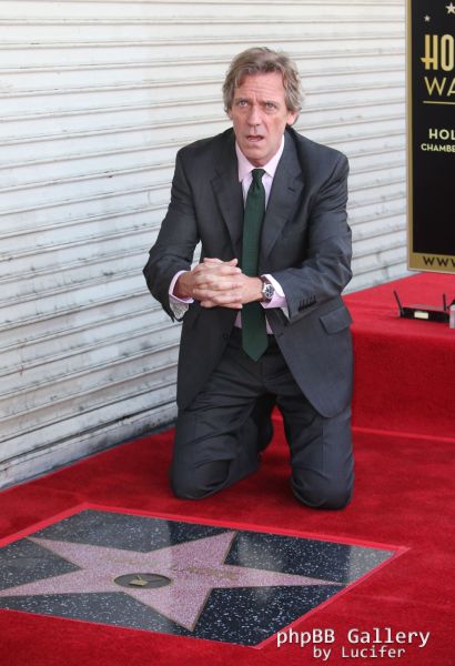 Hugh Laurie honored with star on the Walk of Fame