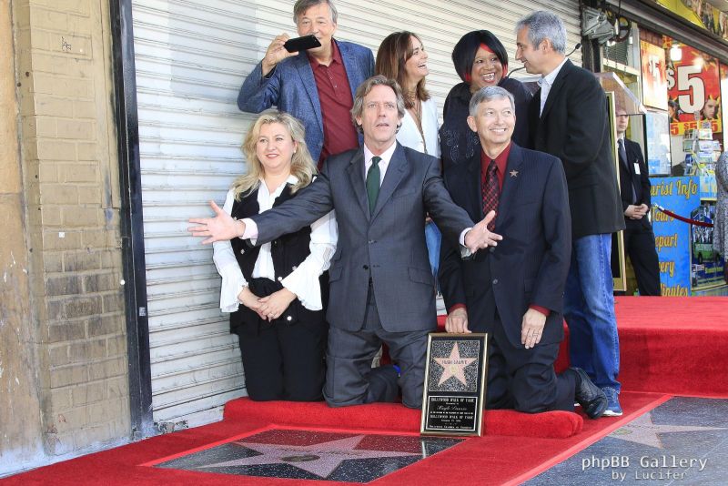 Hugh Laurie honored with star on the Walk of Fame