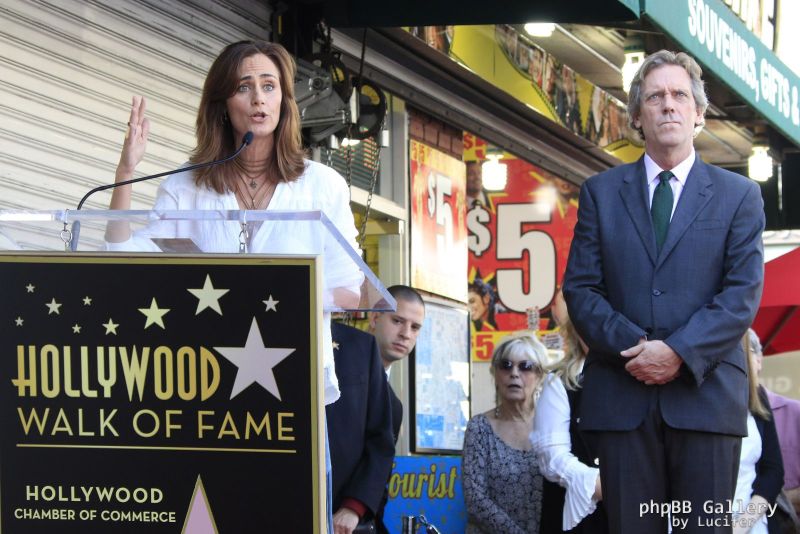 Hugh Laurie honored with star on the Walk of Fame