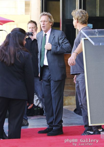 Hugh Laurie honored with star on the Walk of Fame