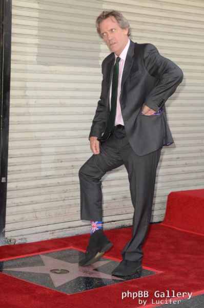 Hugh Laurie honored with star on the Walk of Fame