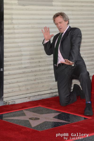 Hugh Laurie honored with star on the Walk of Fame