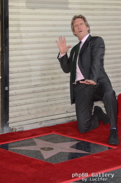 Hugh Laurie honored with star on the Walk of Fame