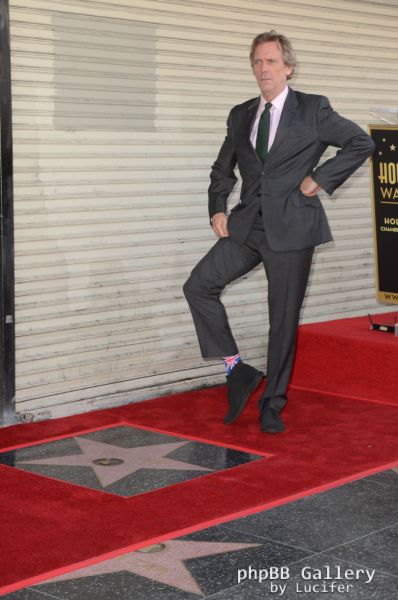 Hugh Laurie honored with star on the Walk of Fame