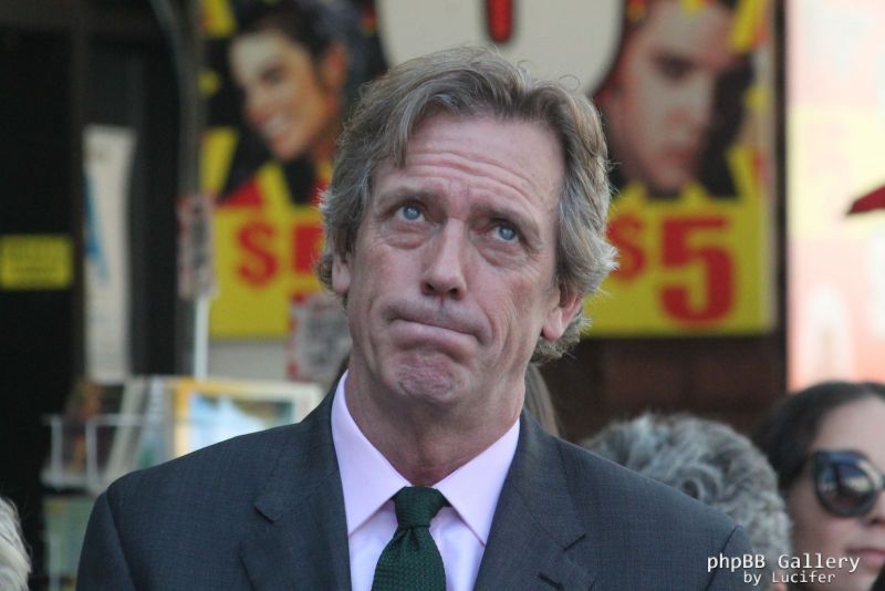 Hugh Laurie honored with star on the Walk of Fame